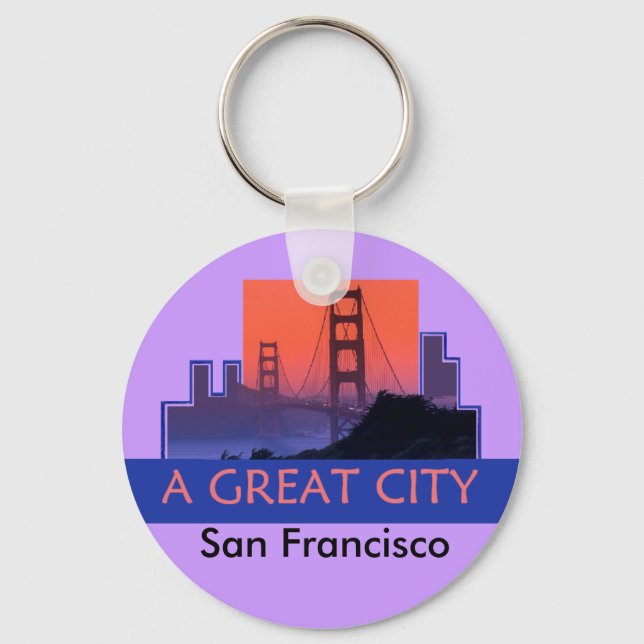 PORTE-CLÉS PORTE - CLÉ SAN FRANCISCO (Recto)