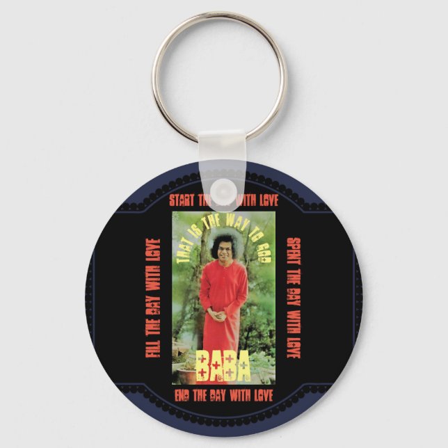 Porte-clés Porte clé Sathya Sai Baba Love (Recto)