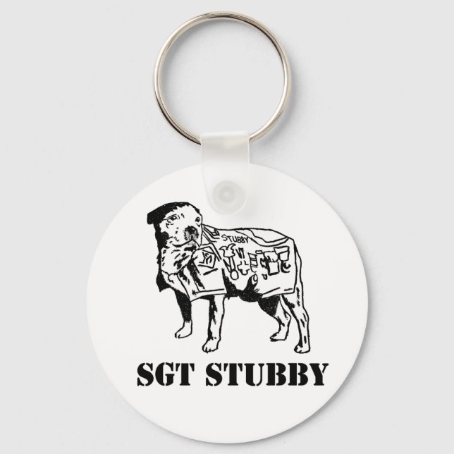 Porte-clés Porte - clé SGT STUBBY (Recto)