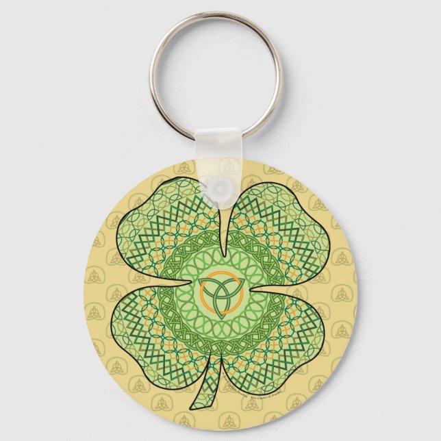 Porte-clés Porte - clé Shamrock celte (Recto)