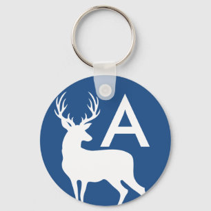 Porte-clés Porte - clé Silhouette White Deer Buck