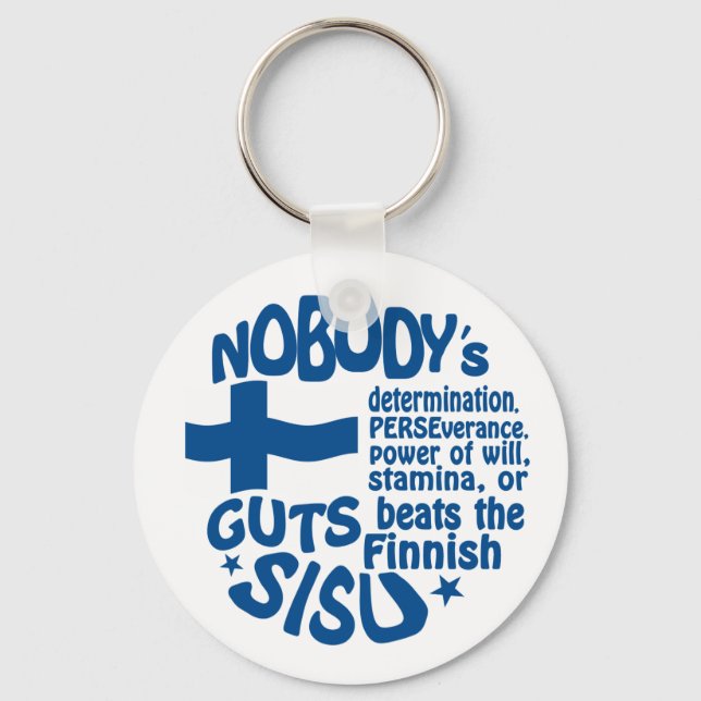 Porte-clés Porte - clé SISU finlandais (Recto)