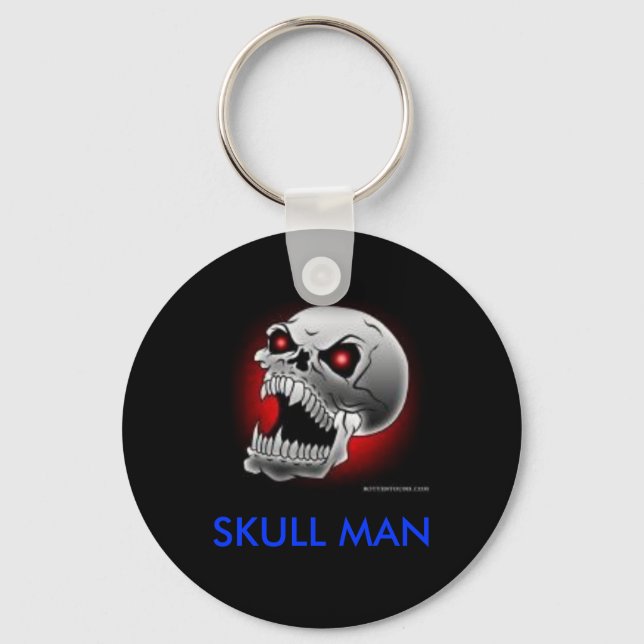 PORTE-CLÉS PORTE - CLÉ SKULL MAN (Recto)