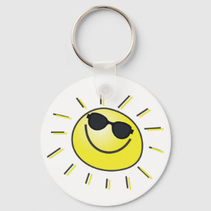 Porte-clés Porte - clé solaire souriant