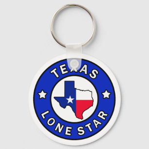 Porte-clés Porte - clé solitaire d'étoile du Texas