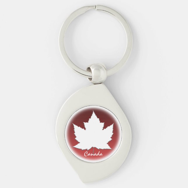 Porte-clés Porte - clé Souvenir du Canada Cadeaux en feuille  (Devant)