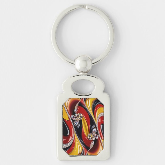 Porte-clés Porte - clé spécial aux couleurs belges (Devant)
