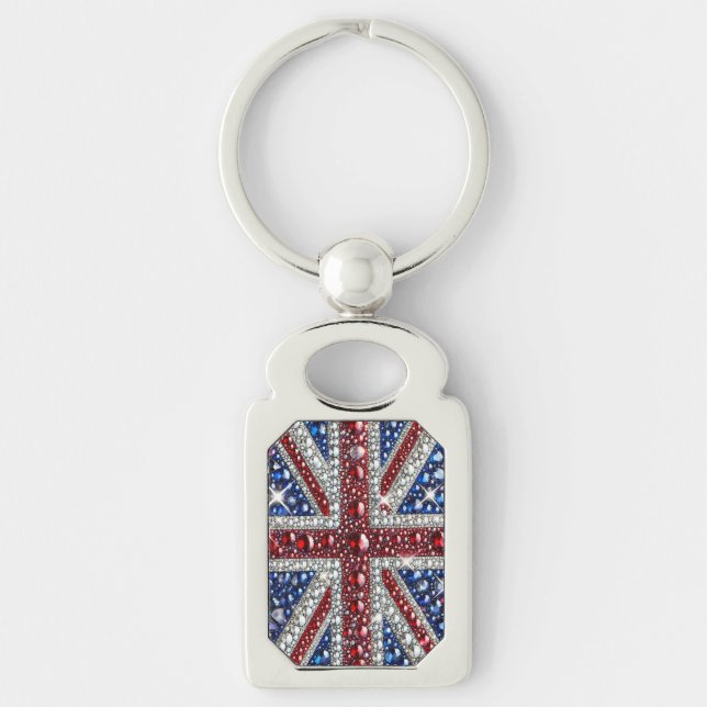 Porte-clés Porte - clé spécial aux couleurs britanniques (Devant)