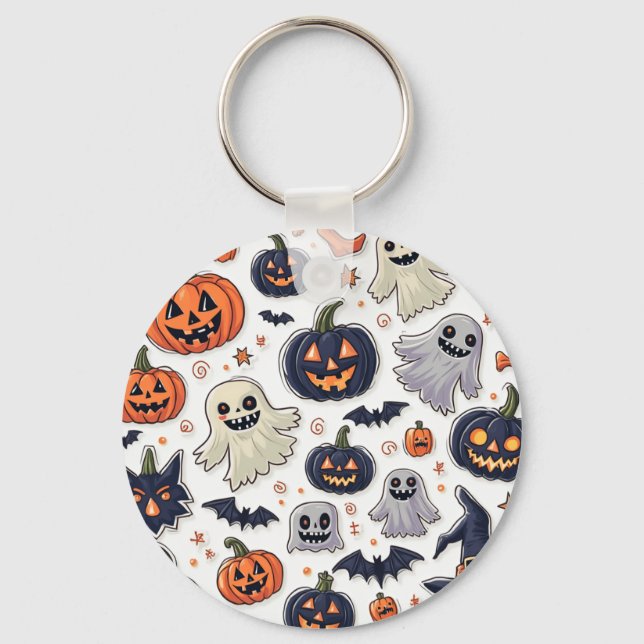 Porte-clés Porte - clé spécial pour la journée d'halloween. (Recto)