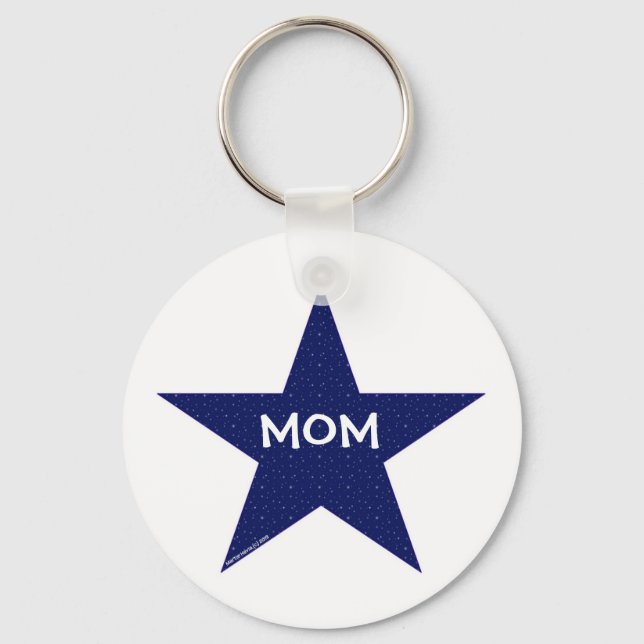 Porte-clés Porte - clé Star Mom (Recto)
