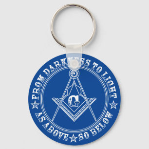 Porte-clés Porte - clé symbole franc-maçonnerie