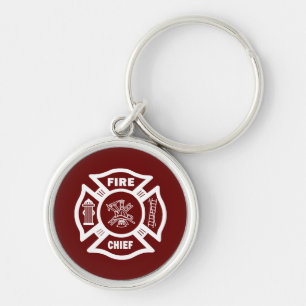 Porte-clés Porte - clé T-Shirt, chef des pompiers