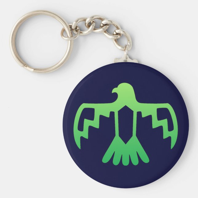 Porte-clés Porte - clé Thunderbird vert (Devant)