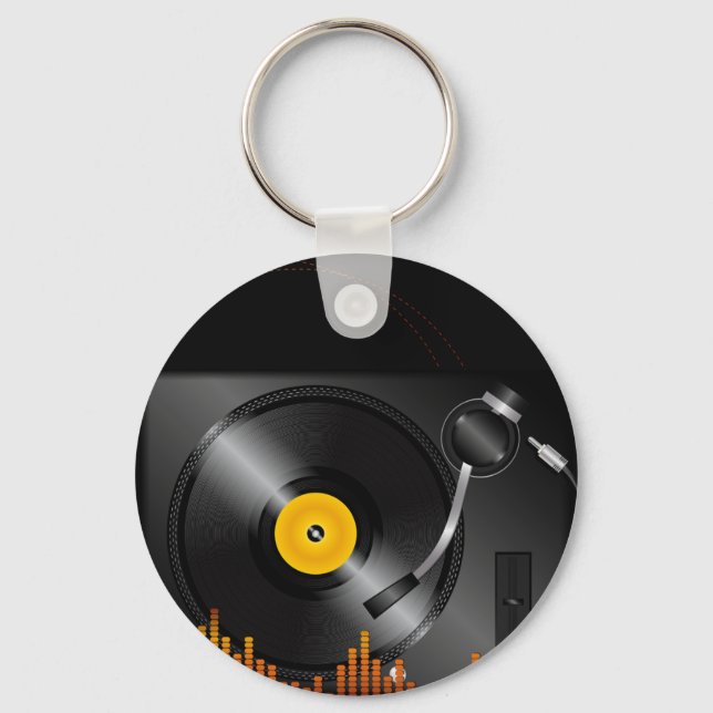 Porte-clés Porte - clé Tourne-disque (Recto)
