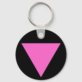 Porte-clés Porte - clé triangle rose