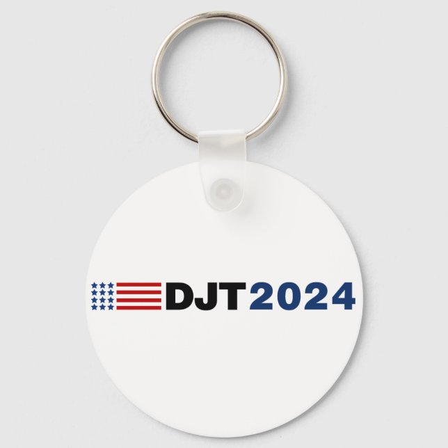 Porte-clés Porte - clé Trump 2024 DJT (Recto)