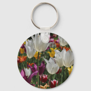 Porte-clés porte - clé tulipes