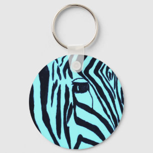 Porte-clés Porte - clé turquoise de zèbre