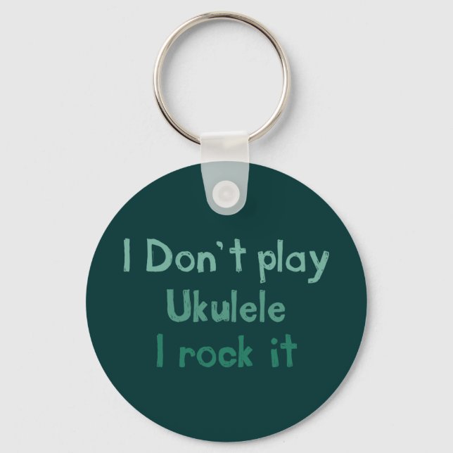 Porte-clés Porte - clé Ukulele Rock It (Recto)