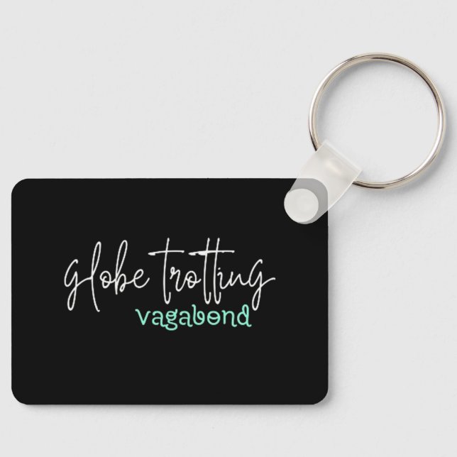 Porte-clés Porte - clé Vagabond du globe Trotting (Recto)