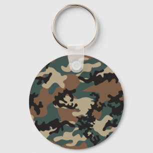 Porte-clés Porte - clé verdoyant de Camo d'hiver