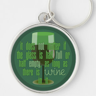 Porte-clés Porte - clé Verre Vin