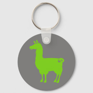 Porte-clés Porte - clé vert de lama