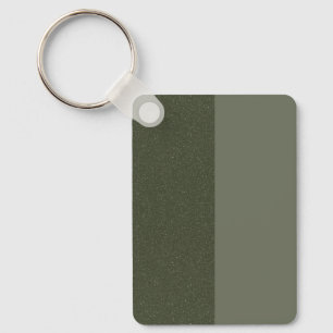 Porte-clés Porte - clé vert mousse à deux tons (personnalisab