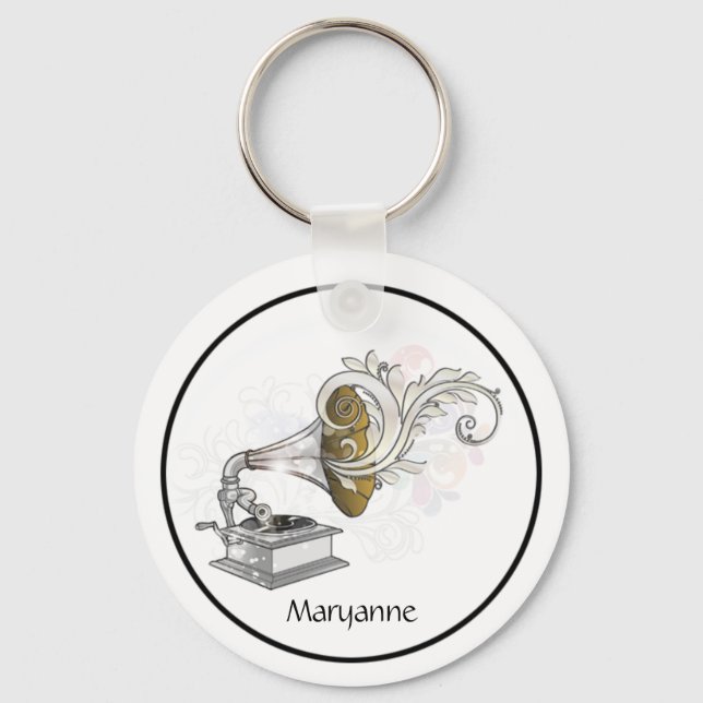Porte-clés Porte - clé Victrola Swirls (Recto)