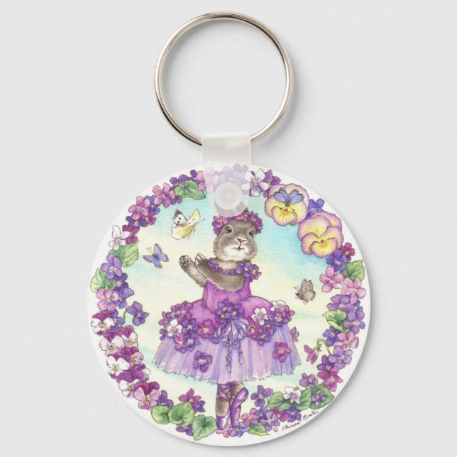 Porte-clés Porte - clé violet (Recto)