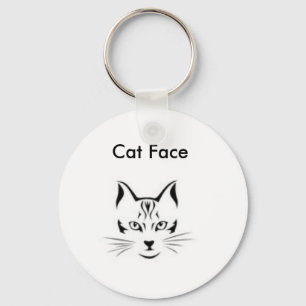 Porte-clés Porte - clé visage de chat