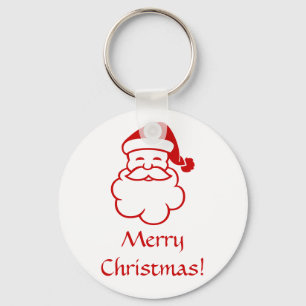 Porte-clés Porte - clé - Visage Père Noël