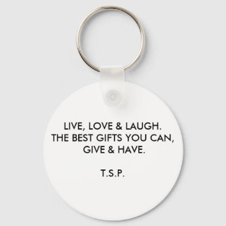 PORTE-CLÉS {PORTE - CLÉ} VIVE, AMOUR & RIRE