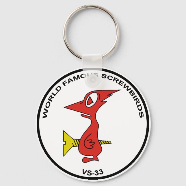 Porte-clés Porte - clé, VS-33 SCREWBIRDS (Recto)