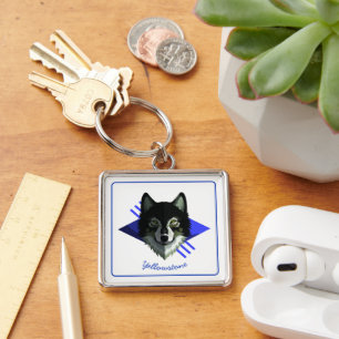 Porte-clés Porte - clé-Yellowstone Wolf