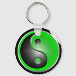 Porte-clés Porte - clé Yin Yang Vert
