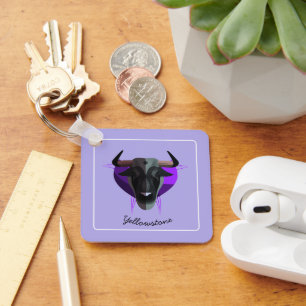 Porte-clés Porte-clés-Buffle de Yellowstone