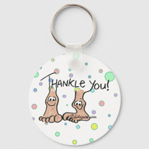 Porte-clés Porte - clés-cadeaux de Merci personnalisés