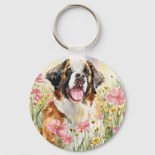 Porte-clés - Porte-clés Chien Saint-Bernard