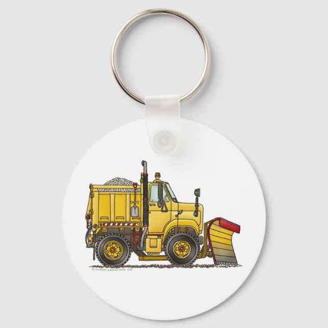 Porte-clés Porte - clés de camions à neige (Recto)