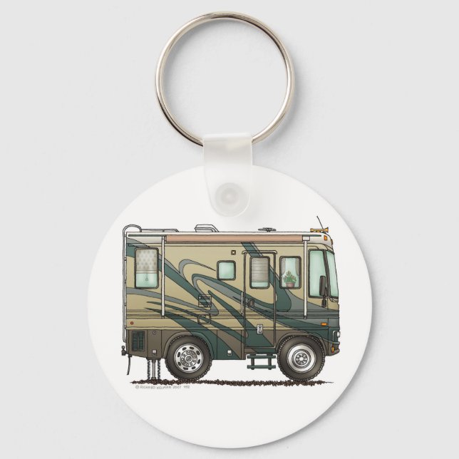 Porte-clés Porte - clés de Camping Big RV (Recto)