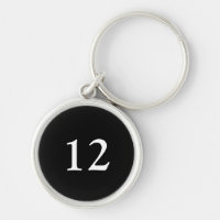 Porte - clés de chambre d'hôtel avec des nombres