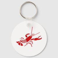 Porte - clés de homard rouge