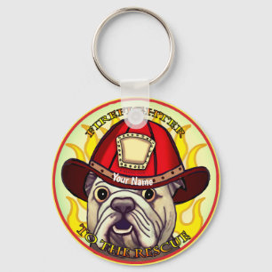 Porte-clés Porte - clés de pompiers Bulldog