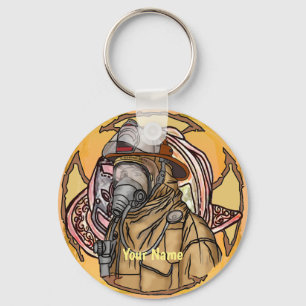 Porte-clés Porte - clés du masque de pompier