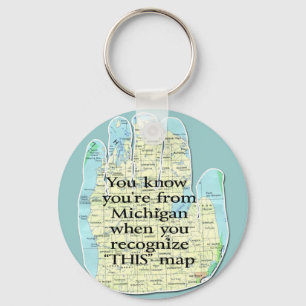 Porte-clés Porte - clés du Michigan