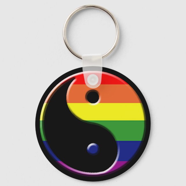 Porte-clés PORTE - CLÉS GAY - Ying Yang 04 (Recto)