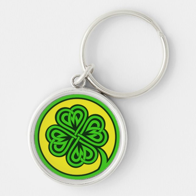 Porte-clés Porte - clés Shamrocks tribaux (Devant)