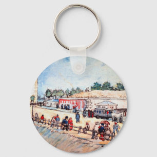 Porte-clés Porte sur les Ramparts de Paris par Vincent van Go