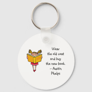 Porte-clés Porter Ancien Manteau Acheter Nouveau Livre Mignon